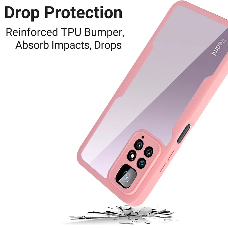 360 Full Body Screen Protector Transparent Case For Xiaomi 11 Pro 11 Lite 11X Pro 11i 11T Pro 10 Lite Shockproof Phone Cover