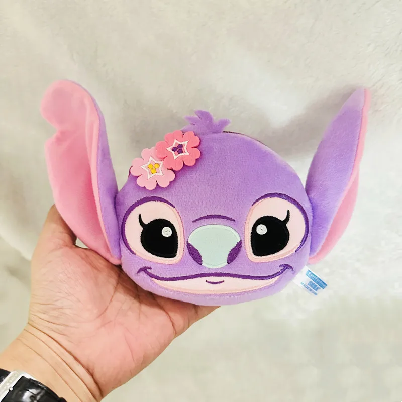 Disney Stitch Plush Coin Purses Cute Mini Girls Wallet Creative Card Bag for Small Change Kids Zipper Purses Kids Toys Gifts