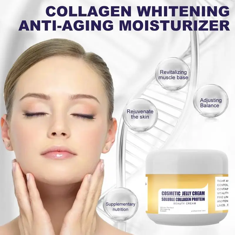 

Collagen cream, firming skin, aloe vera, skin moisturizing and replenishing