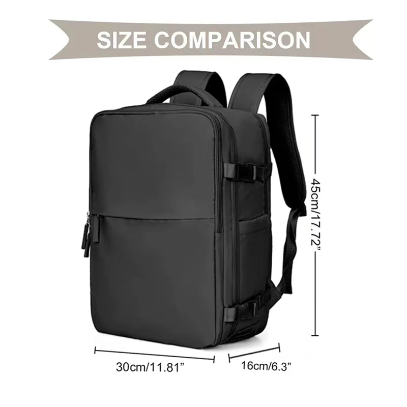 Hot Travel Backpack Men Airline Flight Suitcase Hand Luggage Bag Waterproof Laptop Backpacks Carry On Personal Item Bags For Men