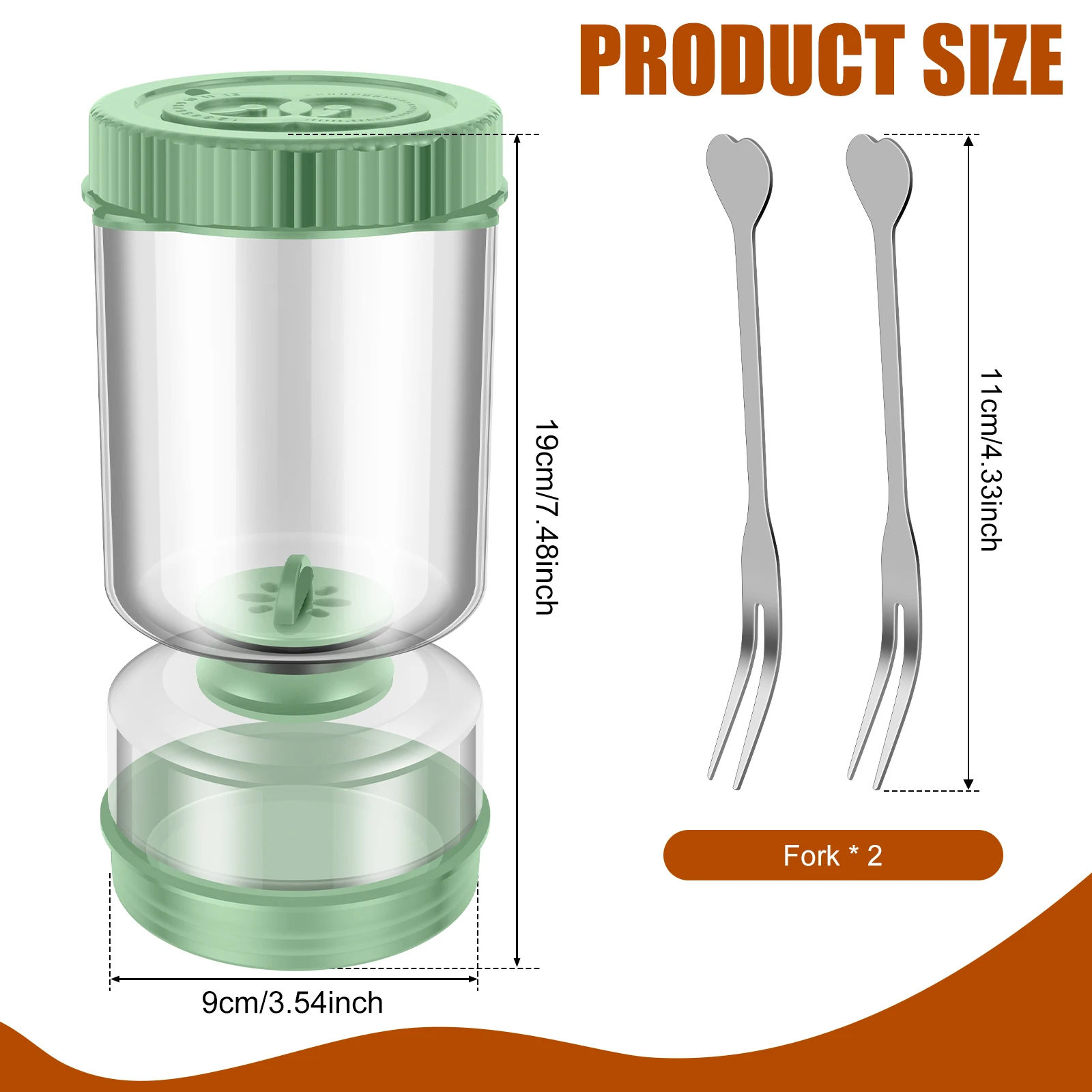 Hourglass Glass Pickle Jar Olive and Pickle Strainer Jar with Dry and Wet Juice Separator Tool for Kitchen Airtight Food Storage