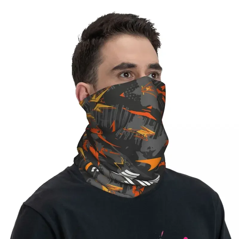 Landnorris 4 F1 Fórmula 1 bandana cuello cubierta estampada motocross envoltura bufanda correr unisex adulto invierno