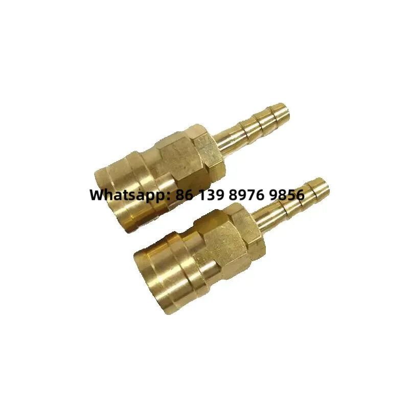 

Nippon Mold Cooling Water Hose Quick Connector Brass Barb F120-KHSH-2 F120-KHSH-3 Straight Connector Water Nozzle