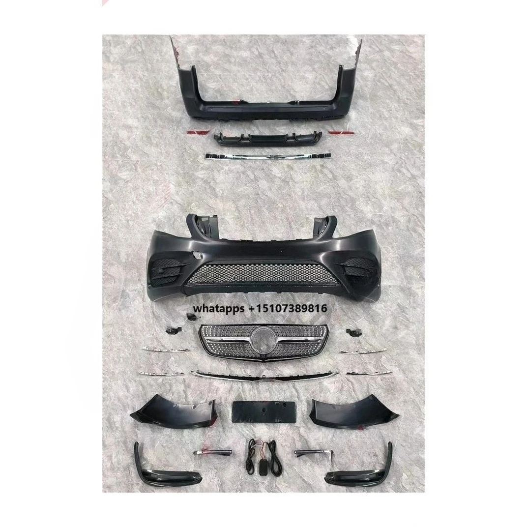 

PP Material Wide Front and Rear Bumper Assembly with Grille for Vito W447 2016-2022 Upgrade to Sport Model