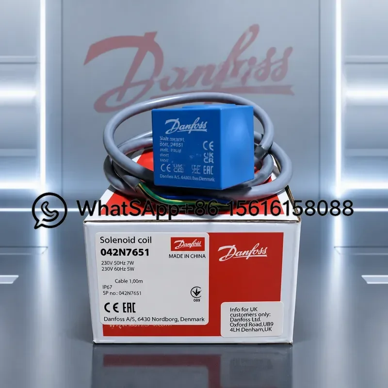 Original Danfoss Solenoid Valve Coil 032F5046 042N7651  AU230C 042N0843
