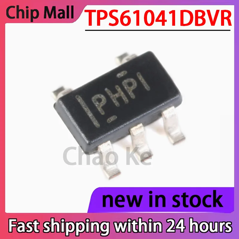5PCS TPS61041DBVR Package SOT-23-5 Low-power DC-DC Boost Converter