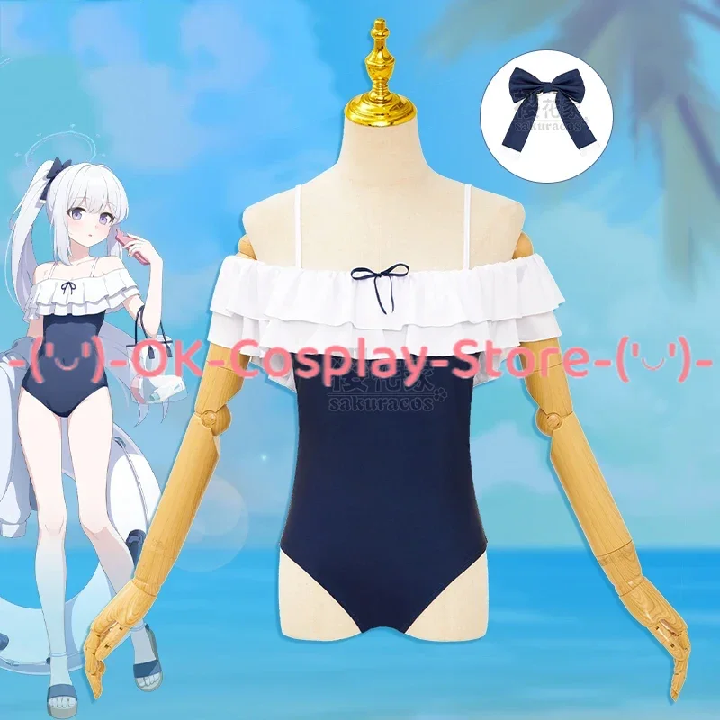 Game Blue Archive Tsukiyuki Miyako Cosplay Costume Women Cute Swimsuit Halloween Party Uniforms Anime Clothing Custom Made