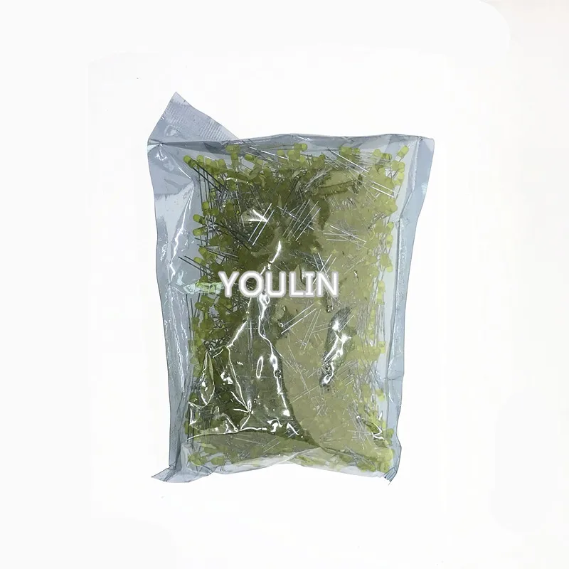 1000pcs F3 red hair red 3mm red green yellow blue orange indicator light direct inserted led light beads light emitting diode