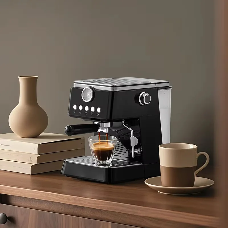 Trending Products New Arrivals Modern Drip Coffee Machine & Milk Frother Combo Electric in Stock for Hotel & RV Wholesale