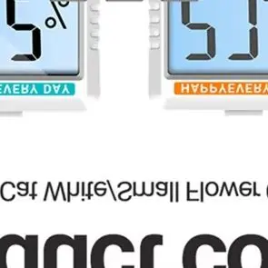 

Цифровой термогигрометр высокой четкости, воздушный термометр, гигрометр с электронными часами для набора для измерения нескольких счетов