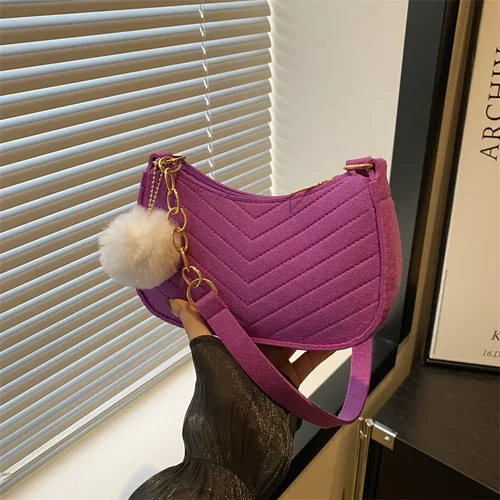 Bolso de hombro con diseño de nicho para mujer, bandolera informal, tendencia extranjera, nuevo