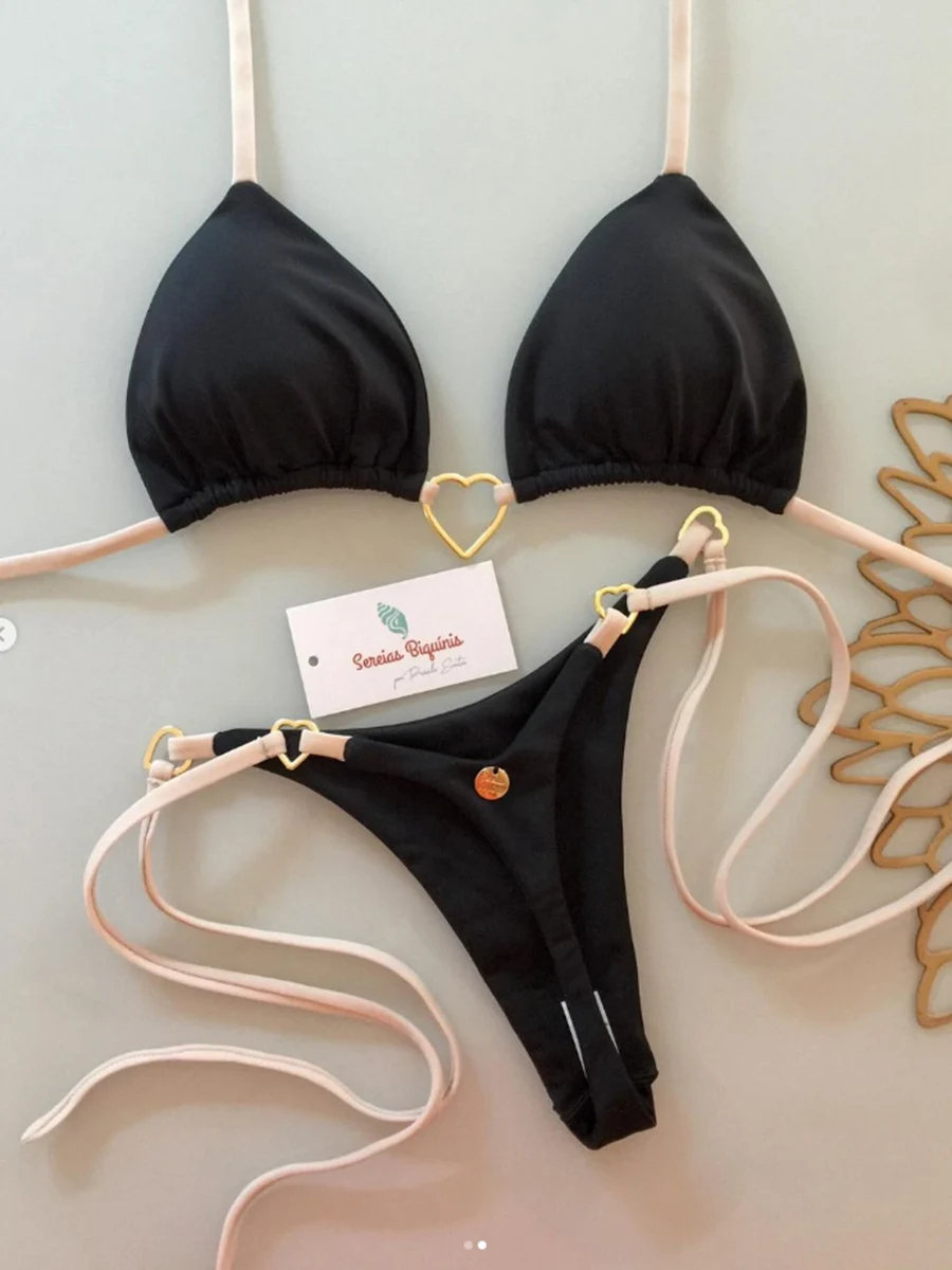 

Micro Bikinis Sexy Women Swimsuits Thong Swimwear String Bikini Set Bathing Suit Swimming Suits Beachwear Brazil Biquini Female