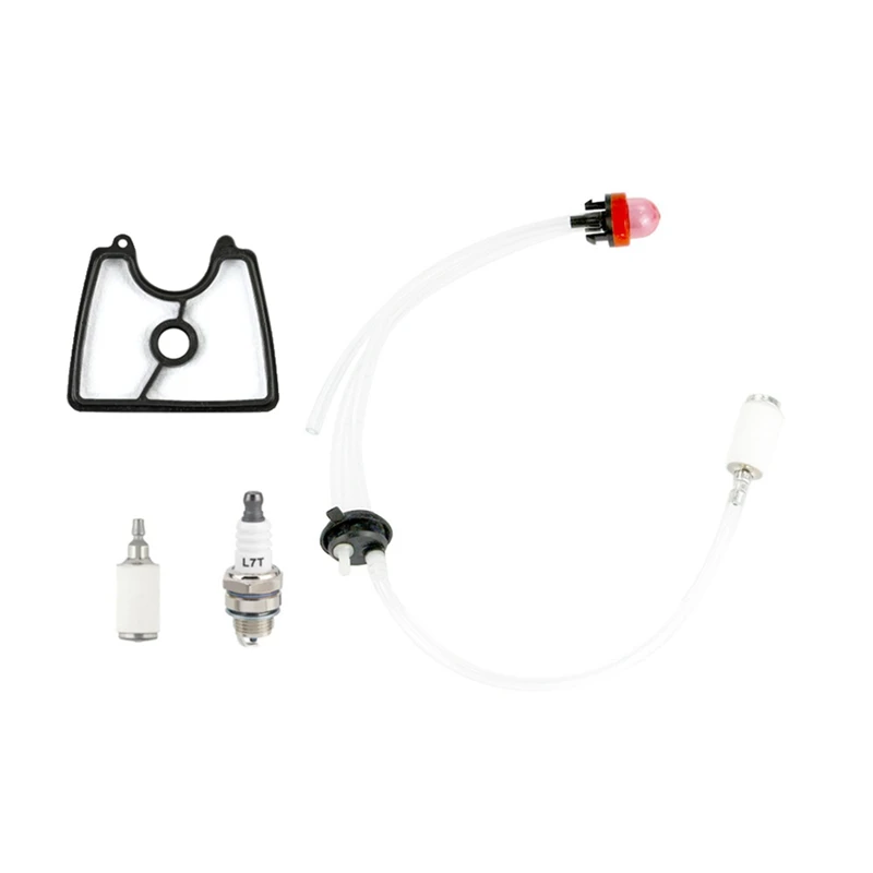 Juego de enchufes de línea de combustible de filtro de aire AAAN para Husqvarna 125B/BX/BVX 545081811   Kit de línea de aceite Carb C1Q-W37