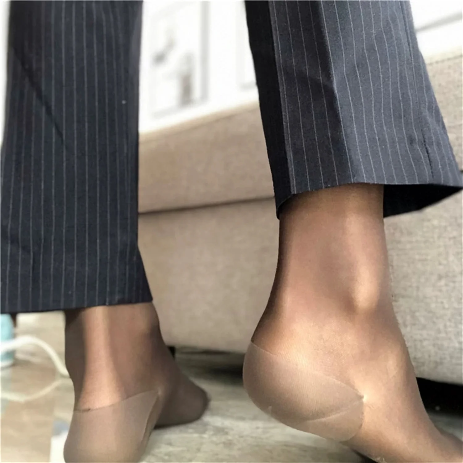 

Size 37-42 Cool Fashion Adorable Man's Sexy Fine Dress Socks Short Socks Daily