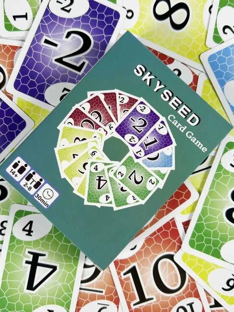 Skyseed-kaartspel 150 speelkaarten Bordspel Dek Leuke verkenning Actie-editie Kerst- en Halloween-cadeaus - afbeelding 2