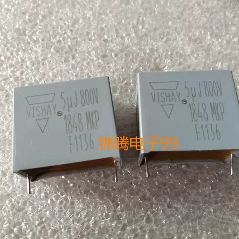5-30pcs VISHAY 1848 MKP 800V 5UF 505J Copper Pin Polar Platinum Machine Thin Film Capacitor