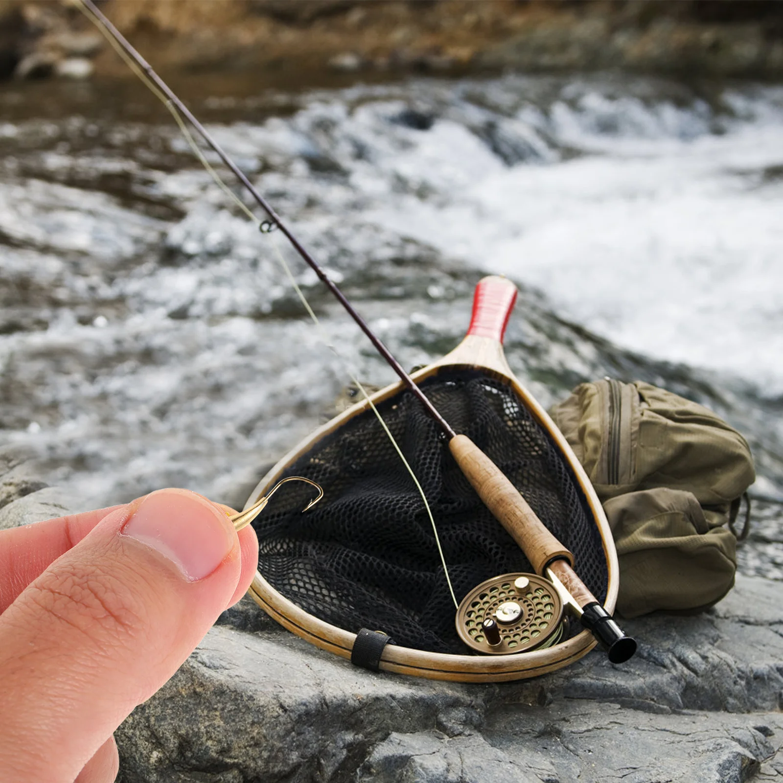 

3pcs Tian Fishing Hooks For Catfish Trout Bass Pike Herring Saltwater Freshwater Lakes Rivers Ocean Use Offset Point