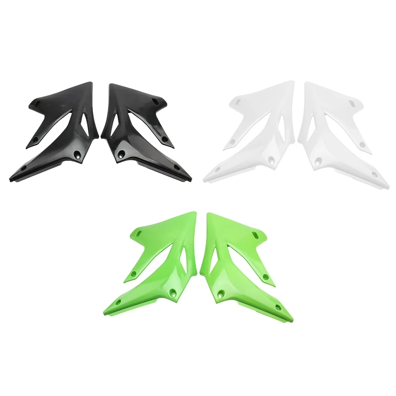 1 Pair Motorcycle ABS Front Side Cover Fuel Tank Body Plate Guard For Kawasaki KLX300 KLX250 1993 - 2007