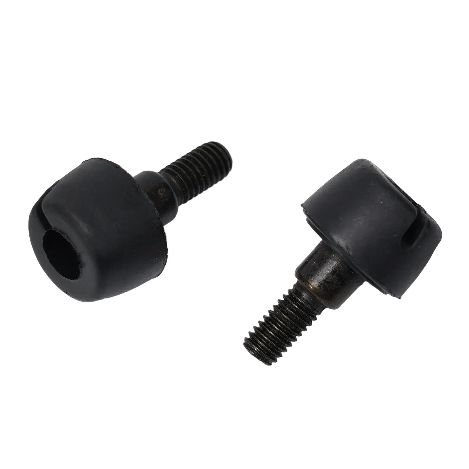 Direct Replacement 2pcs New Rubber Buffer Cap Bumper Clip Stop Screw Car Parts Easy Installation Set Accessories Metal Rubber