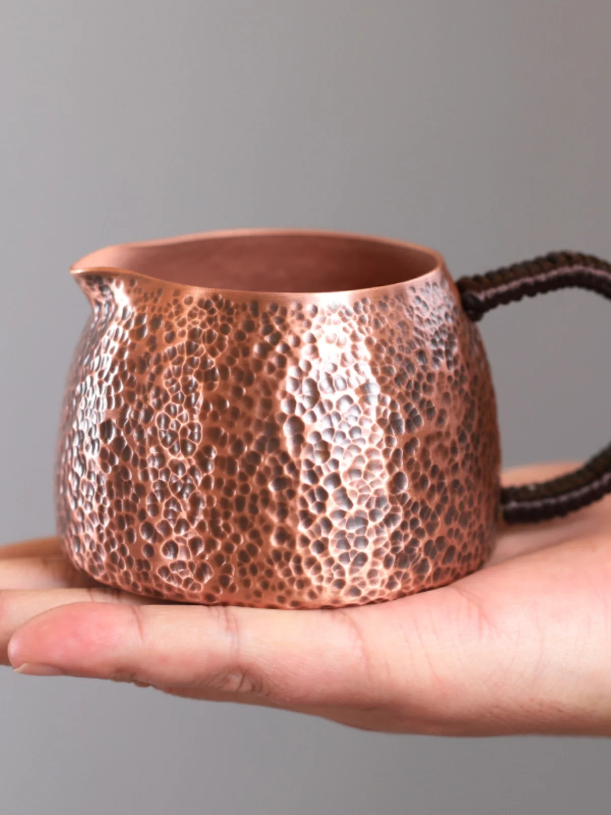 

Hand-hammered copper fair cup pure copper