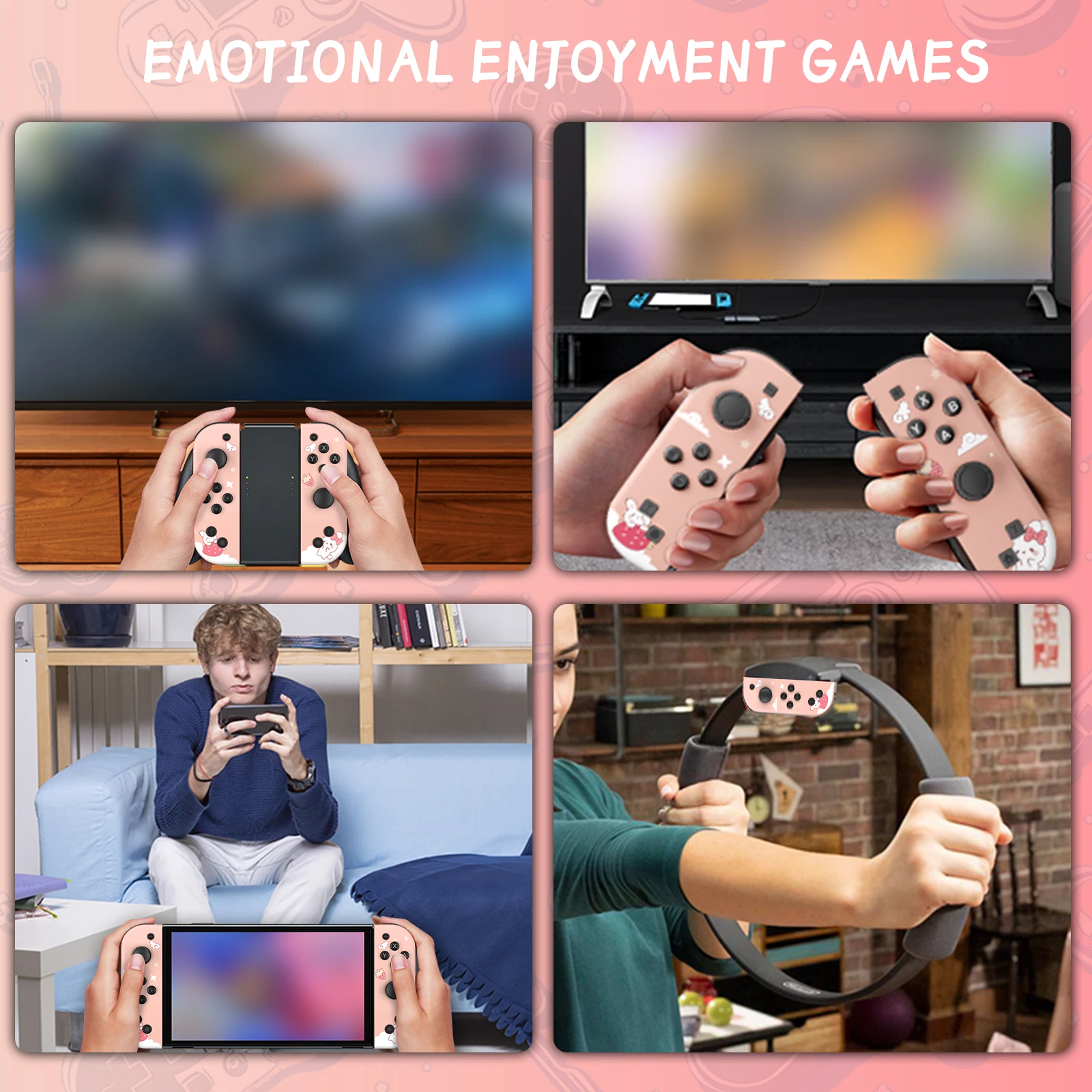 For joy Pad Joycons Controller For Nintendo Switch/Android Joystick Gamepad Wireless Game Console Joypad Turbo Wake Up Function