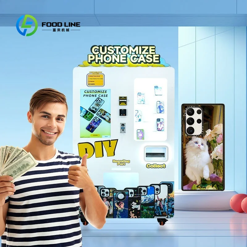 FL Customized Wholesale Automatic Phone Case Custom Vending Machine Custom Factory Phone Case Printer Vending Machine