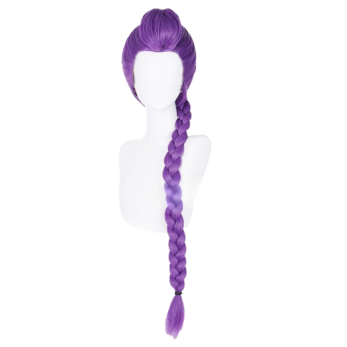 

Synthetic new female man Demon Hunter cosplay wig anime Rumi Mira Zoey costume wig purple braid children's accessories props Rum
