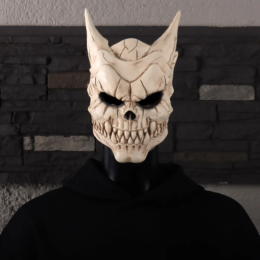 Anime Kaiju No 8 Kafka Hibino Mask Cosplay Skull Monster Latex Helmet Defense Force Halloween Carnival Party Costume Props