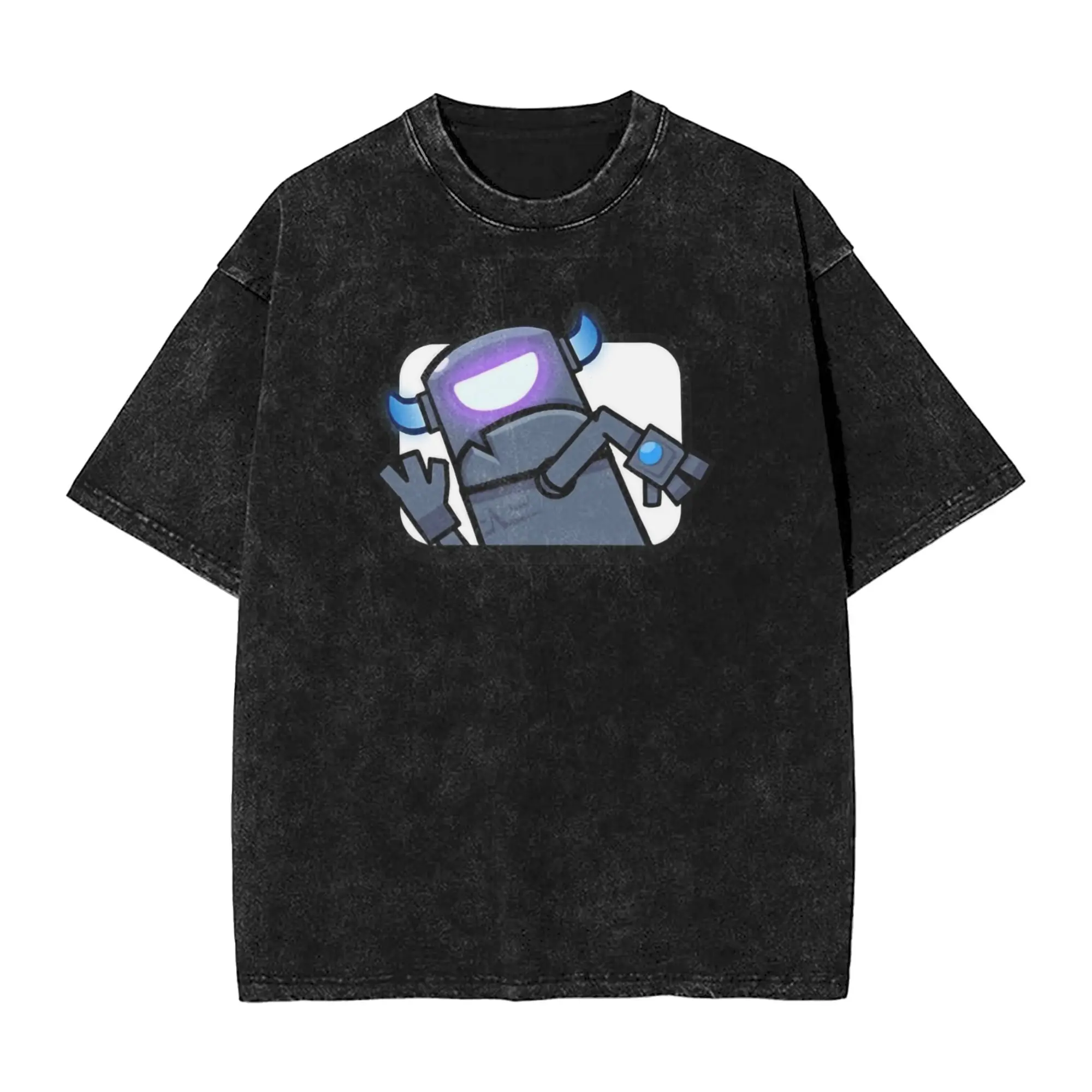 

Dance Mini PEKKA Clash Royale T Shirt Washed Short Sleeve Oversize T-Shirts Vintage Men Women Tops Breathable Summer Tops Tees