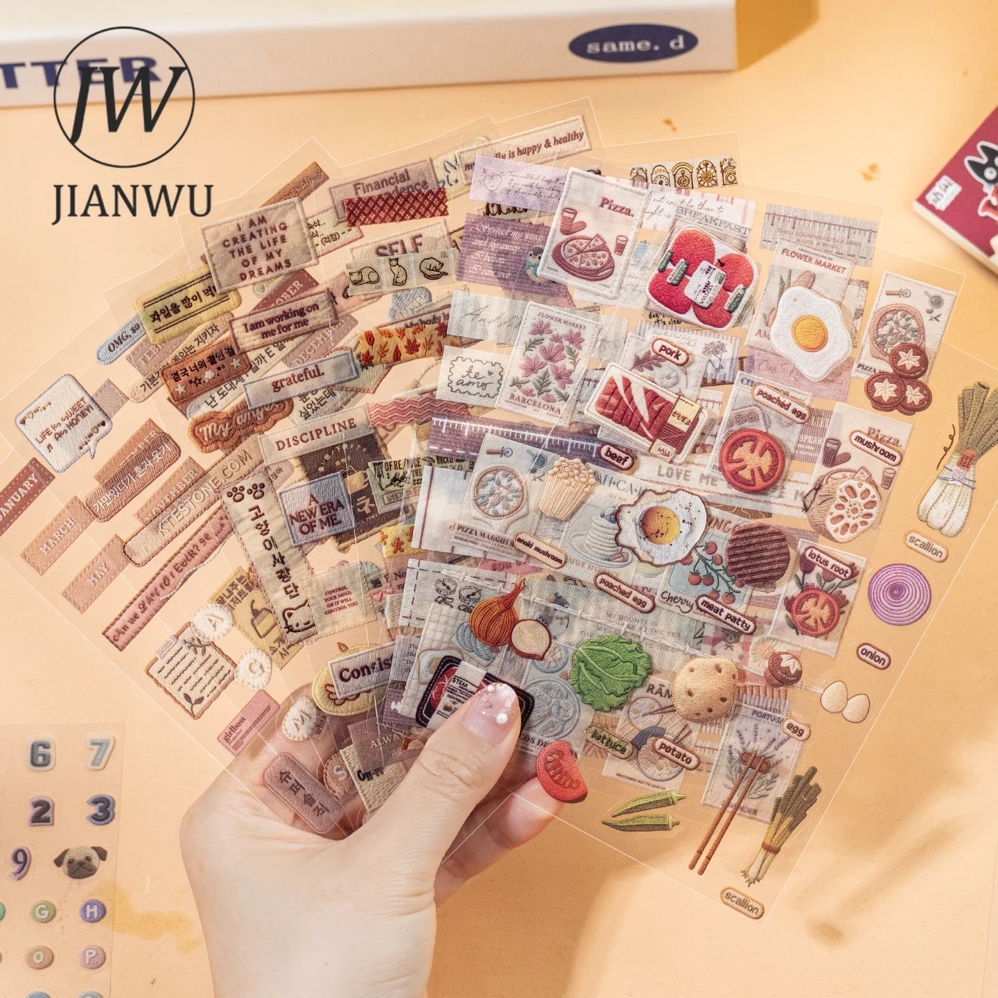JIANWU سلسلة الحياة اليومية في - مراجعة Embroidery Journal Book وسعره