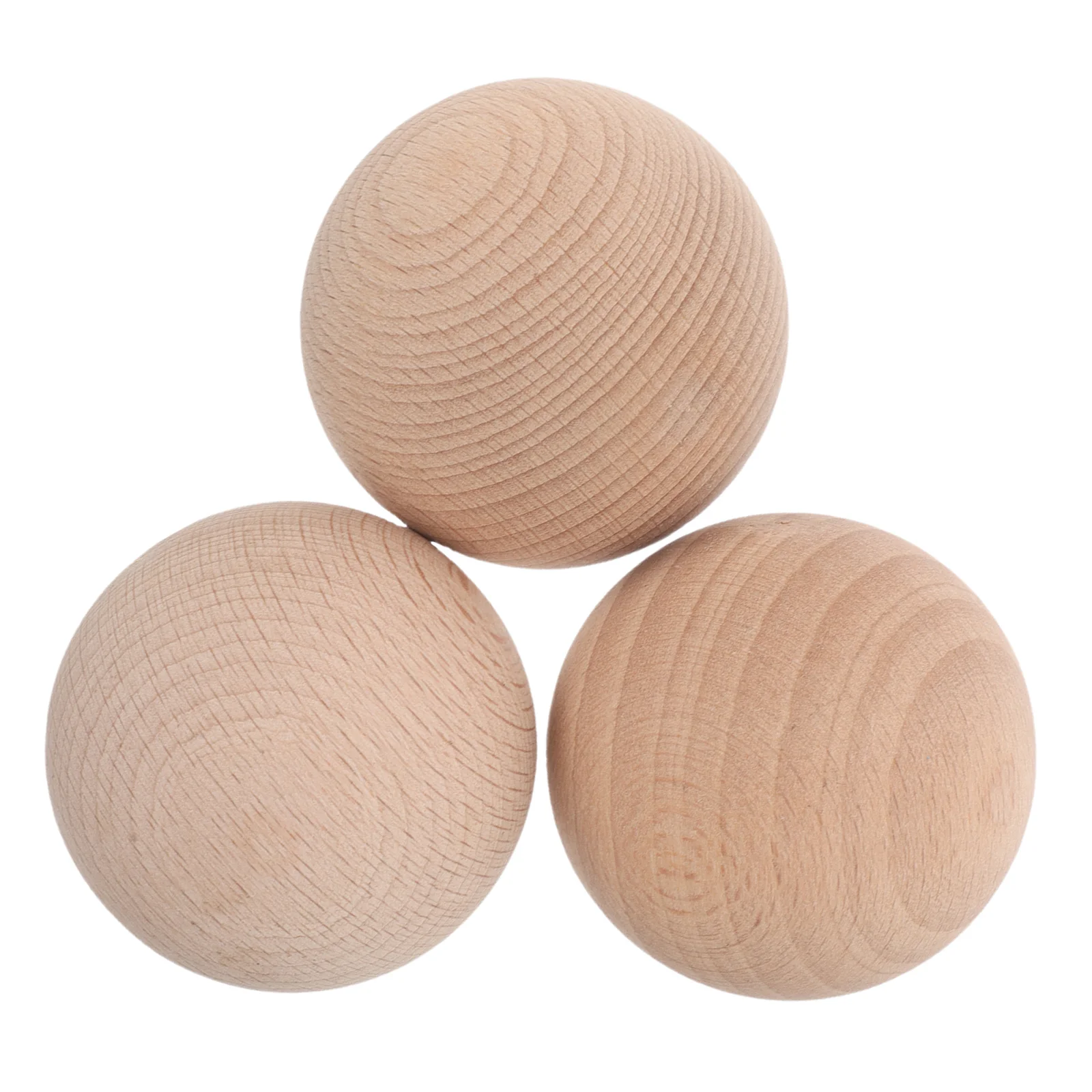 

3pcs Golf Ball Set Beech Wood Outdoor Golf Balls Lawn Bocce Sports Practice Adults Durable Easy Install