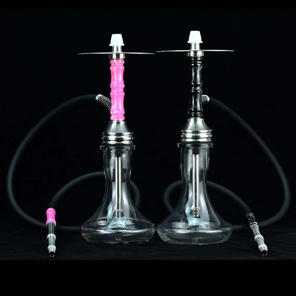 Wolfcoolvape design Hookah Shisha Set 316ss resin Tube shisha pipe water pipe Hubbly Bubbly Hookah nargile for Hookah bars