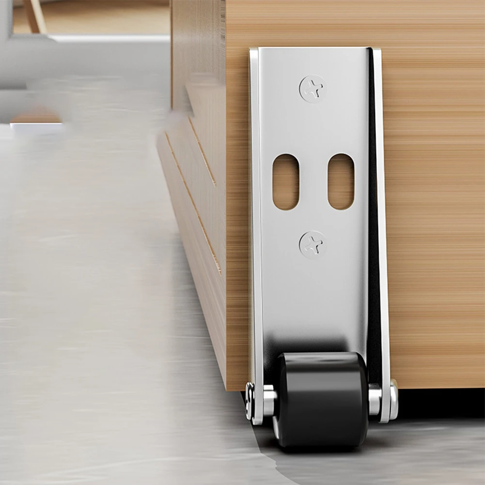 

Телескопические мобильные колеса, направляющие шкива для стола, мебельные аксессуары, прочные резиновые ролики из ТПЭ для внутреннего использования