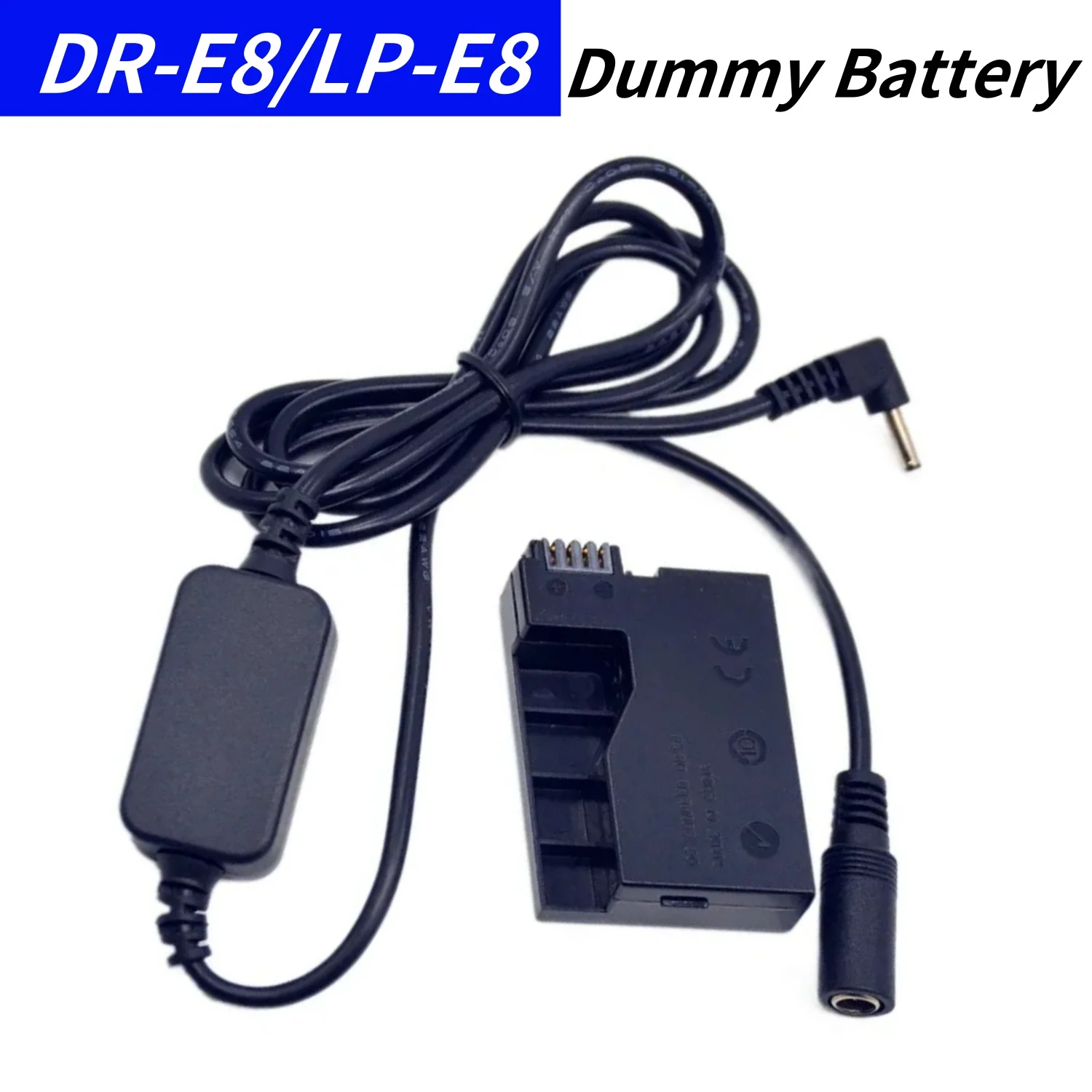 

DR-E8 LP E8 Dummy Battery 12V-24V Step-Down Cable for Canon EOS Rebel T2i T3i T4i T5i 550D 600D 650D 700D Kiss X4 X5 X6 Camera