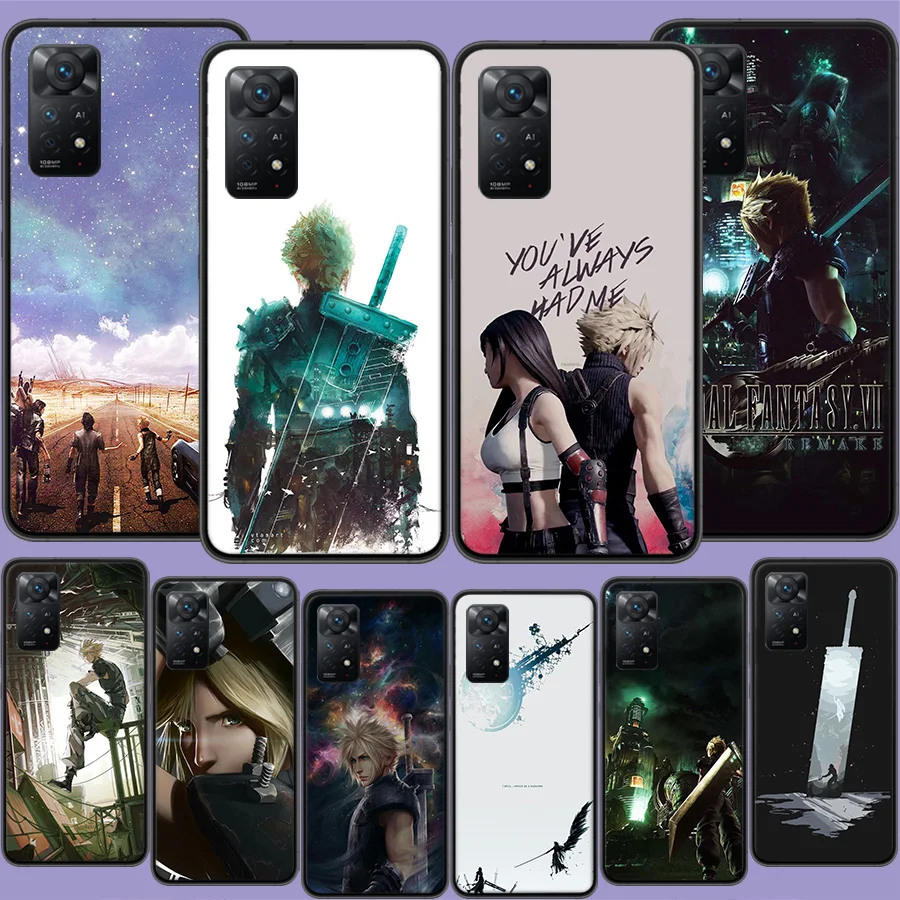 Final Fantasy VII Phone Case For Redmi Note 13 5G Plus 12C 12 10A 10C 10 9 8 9A 9C 9T 8A S2 K60 K70 Pro 7 7A 6 6A Xiaomi A2 Lite