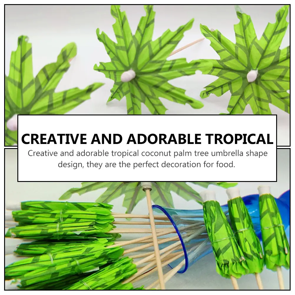 40 pcs Wooden Sign Decor Door Hanging Home Halloween Christmas New Year Cocktail Umbrella Picks Cocktail Pick Cocktail Picks