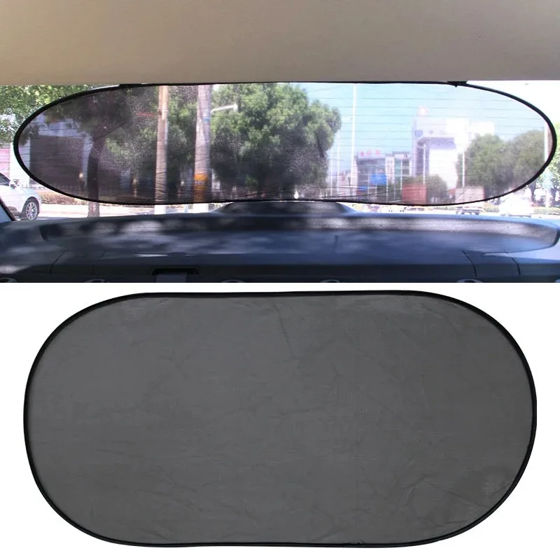 1pc/2pcs  Sun Shade Vehicle Shield Visor Protection Back Car Window Shade Mesh Sunshade Screen Heat Insulation UV Protection