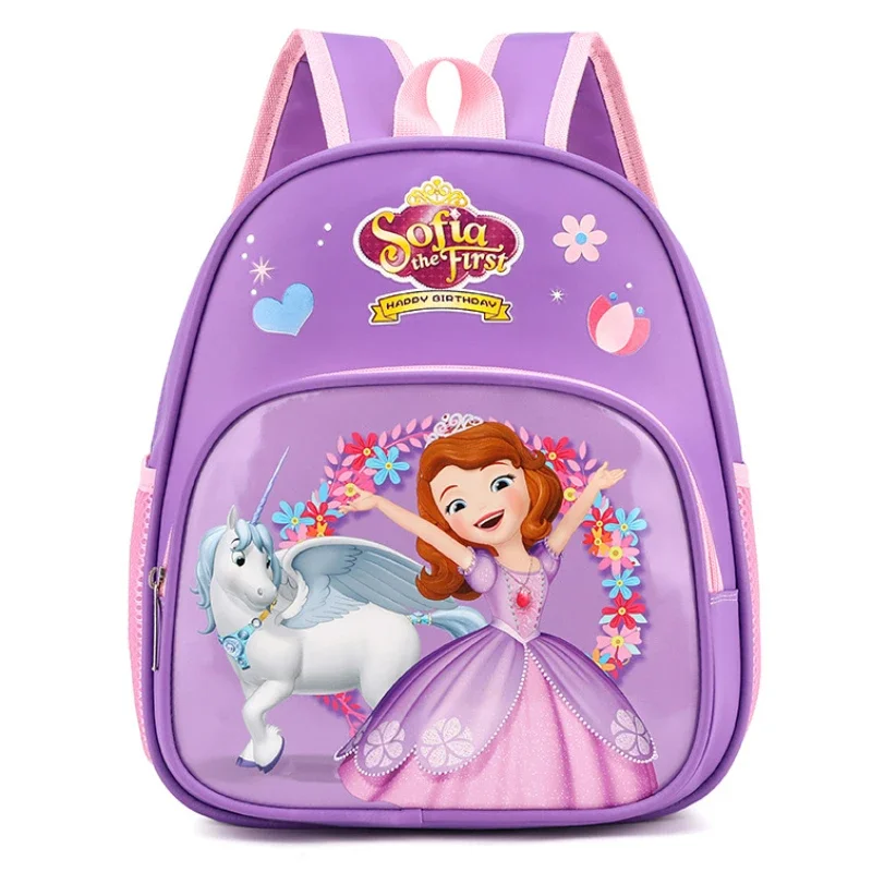 Disney Elsa Princess Children\'s Backpack  Boy Girl Cute Mini Shoulder Bags Anime Kid Crossbody Zipper Wasit Bag