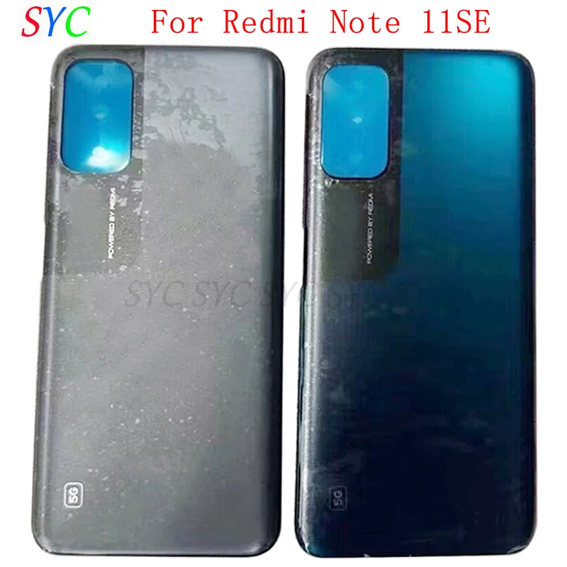 

Rear Door Battery Cover Housing Case For Xiaomi Redmi Note 11SE Back Cover with Logo Repair Parts