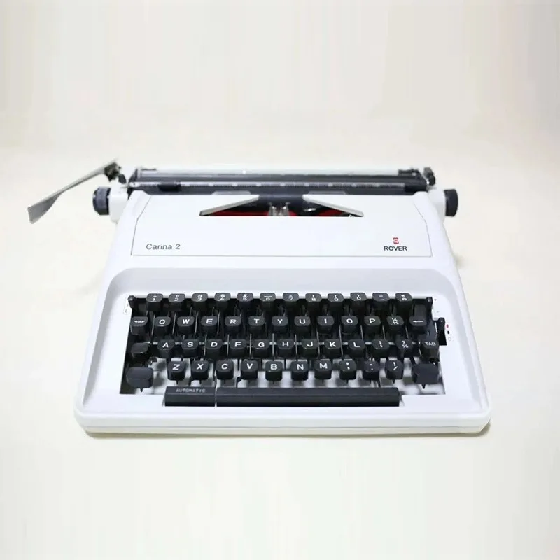 Retro Mechanical Wireless Keyboard Mechanical English Russian Typewriter