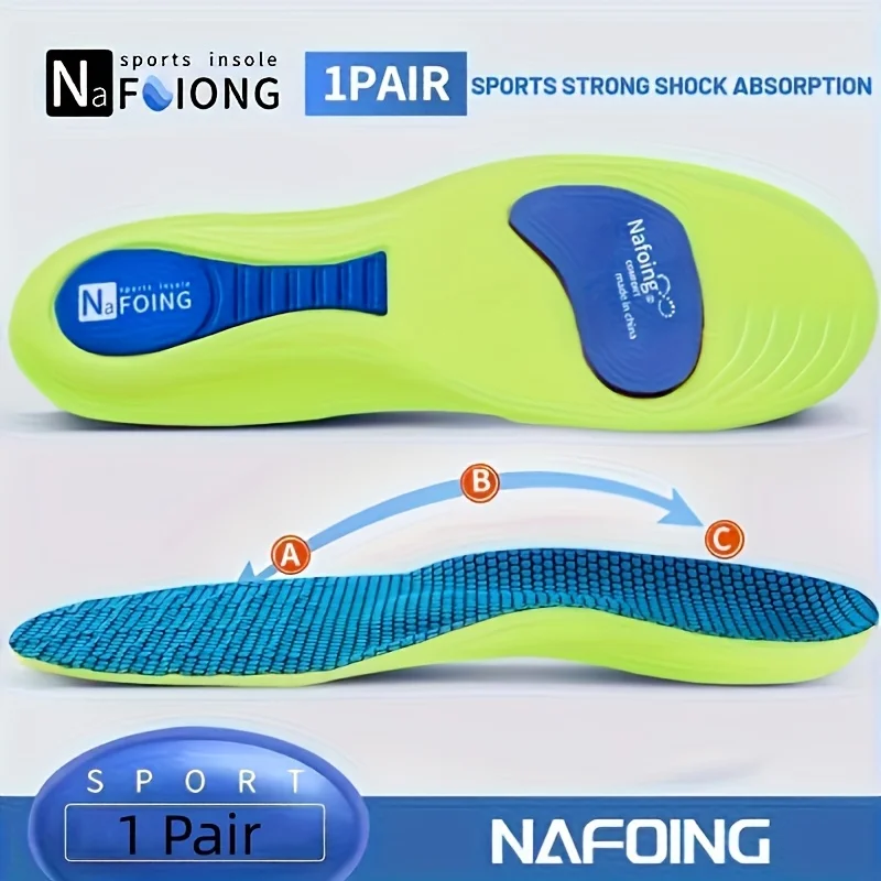 EVA Shock Absorption Comfortable Breathable Insole Breathable, Shock Absorption, Arch Support Insertion Comfortable
