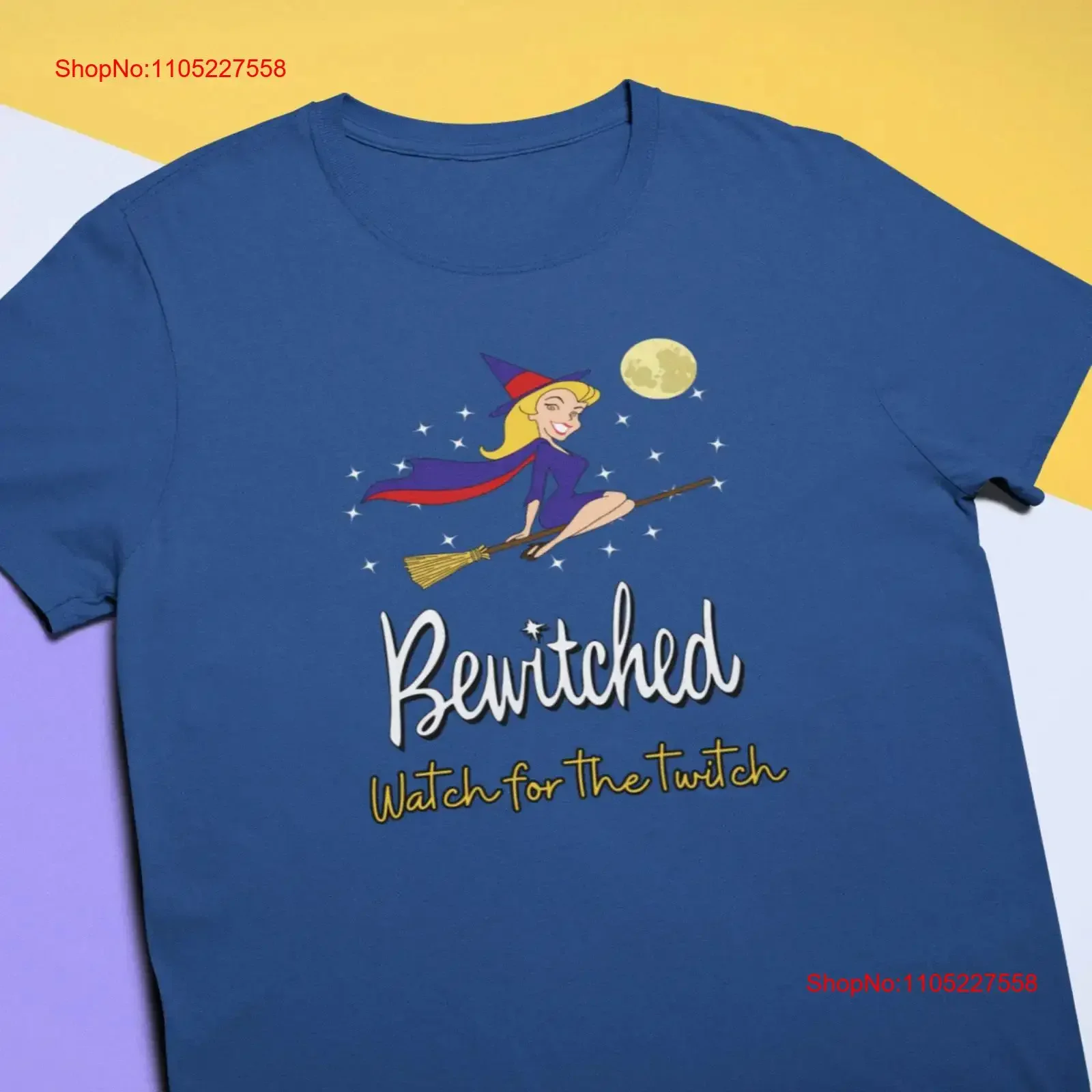 Bewitched Watch for the Twitch T shirt vintage Washed Slightly homme Unisex fashion streetwear Casual Breathable Versatile