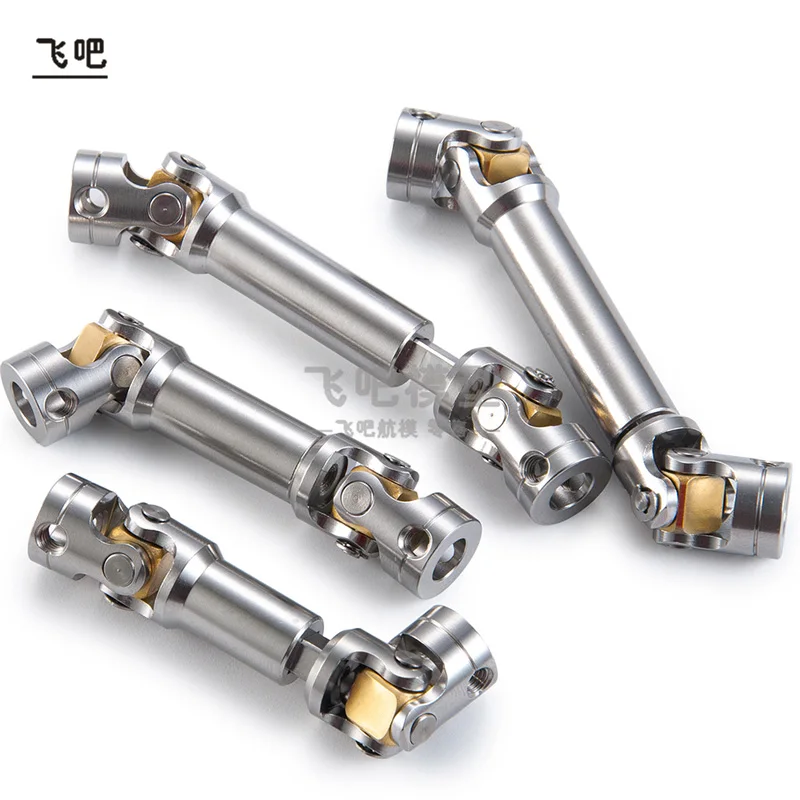 Metal Stainless Steel Transmission Shaft Universal Joint for 1/14 1/10 RC Crawler Car Tamiya Truck SCANIA 770S Volvo MAN LESU