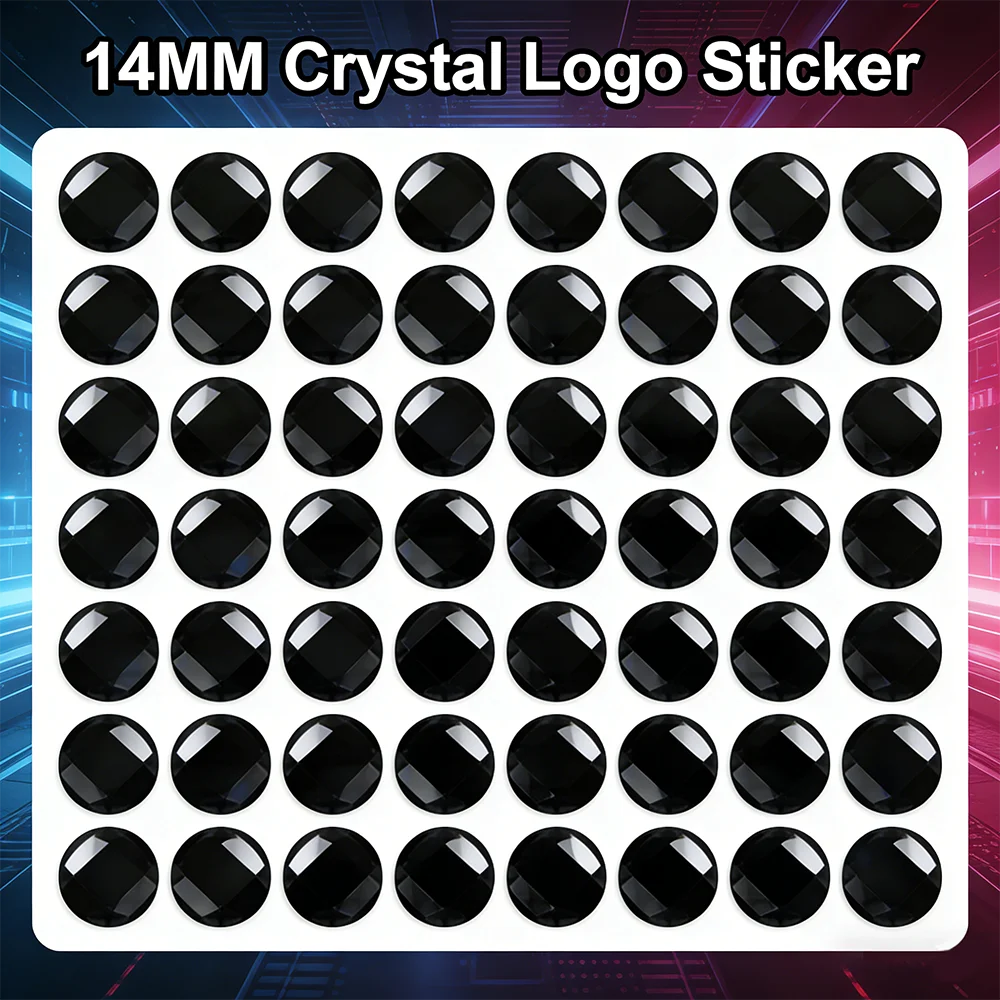 

Car Remote Key 14MM Crystal Logo Sticker E-poxy for KEY-DIY KD XHO-RSE VV-DI Remote Control for BM-W Ni-ssan F-ord Toy-ota BEN-Z