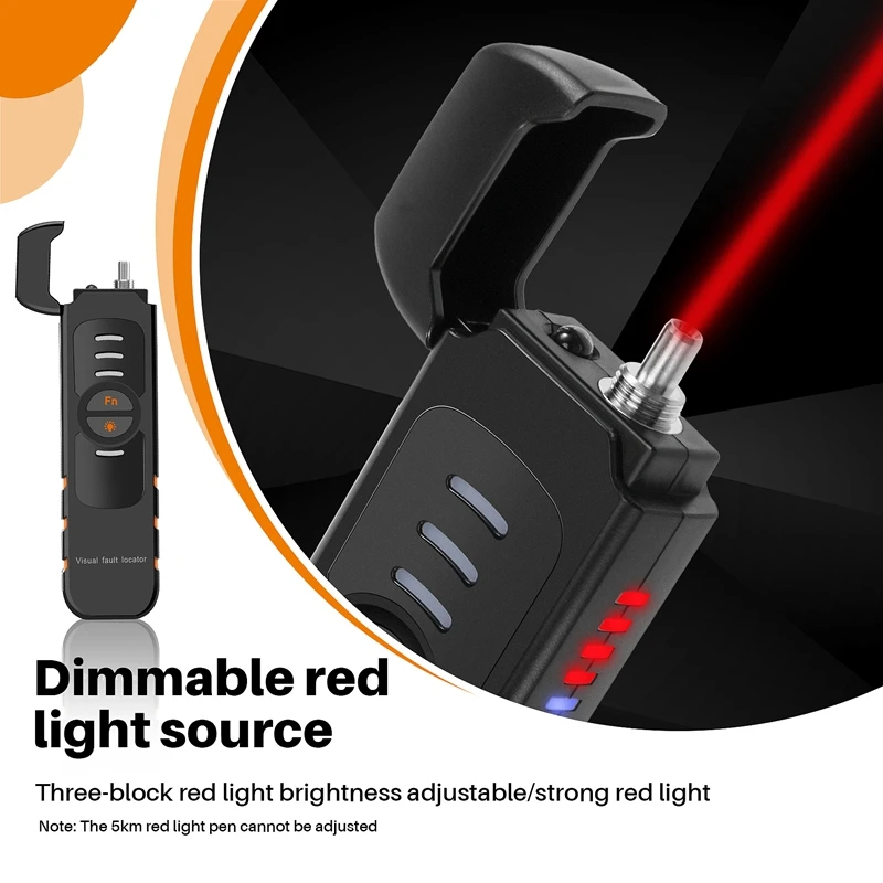 

Тестер оптоволокна, тип ручки, красный свет, визуальный локатор неисправностей, перезаряжаемый оптический кабель, измеритель оптической мощности 5 МВт-COFA