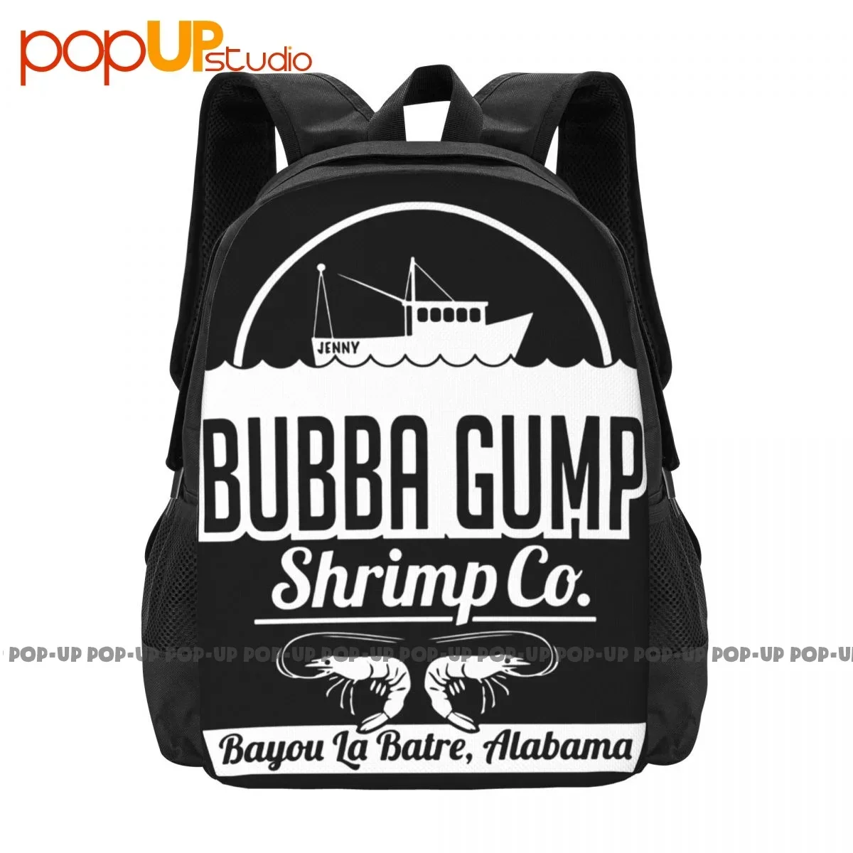 

Forest Gump Bubba Gump Shrimp Co Backpack Large Capacity Cute Beach Bag Gym Tote Bag Large Capacity