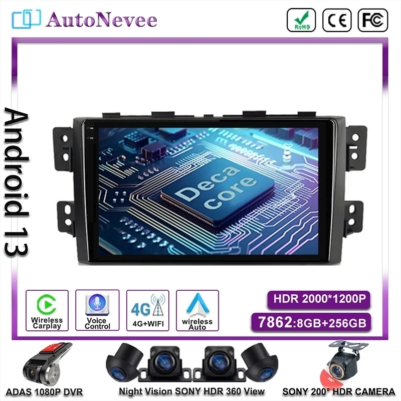 

Android For Kia Borrego Mohave 2008 - 2012 Android Auto Car Radio Player Stereo Autoradio navigazione Video GPS HDR QLED Wifi 5G