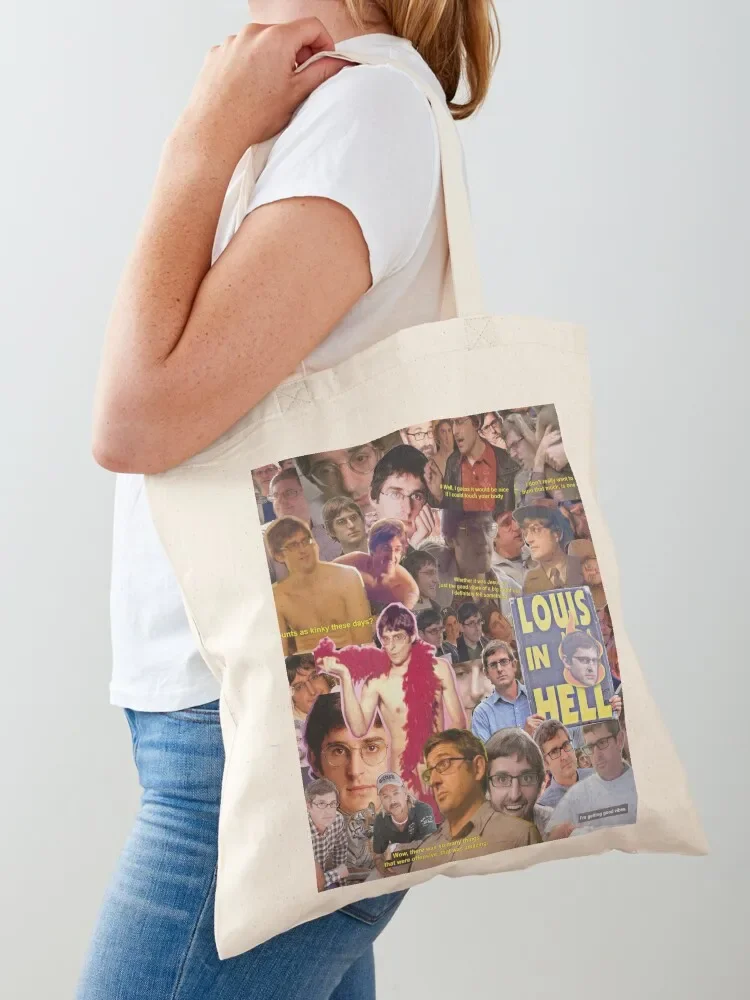 Louis Theroux Tote Bag hand bags Beach bag supermarket folding bag