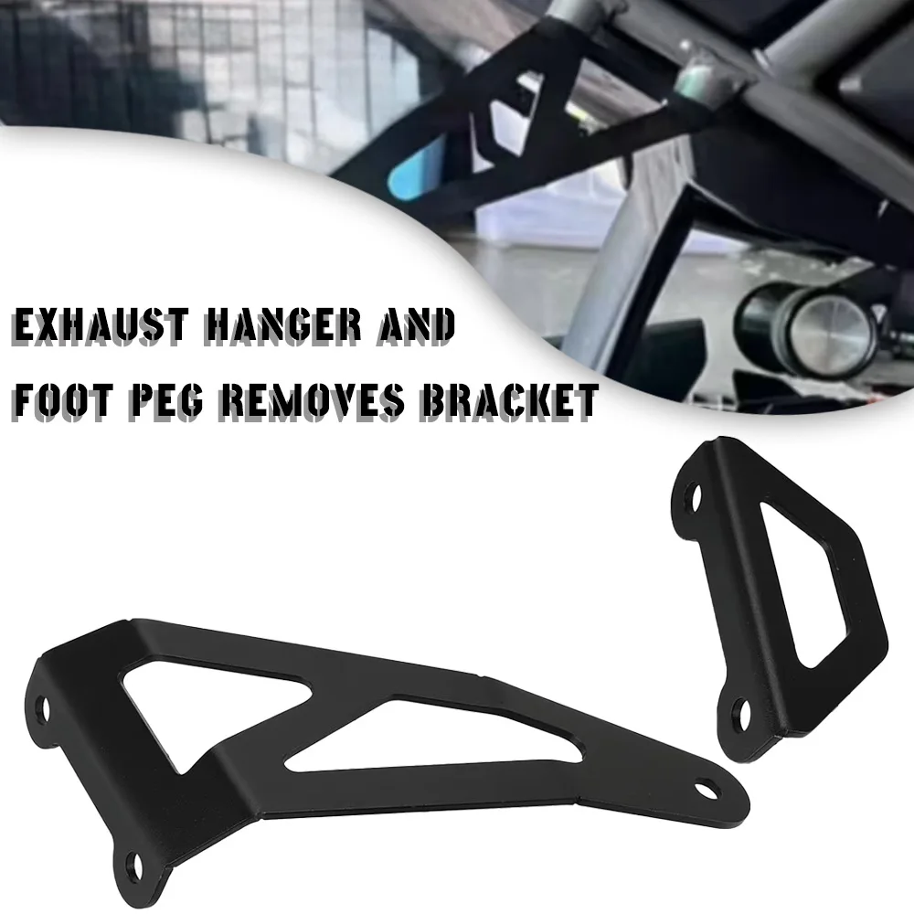 

For CFMOTO 450MT CF MT450 IBEX450 Rear Footrest Blanking Plate Motorcycle Foot Peg Removes Exhaust Hanger Bracket IBEX 450 MT