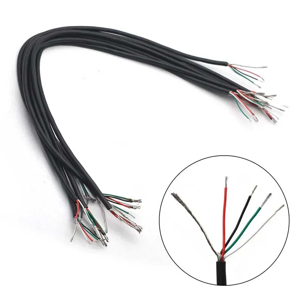1pc Guitar Shielded Wire 4 Conductor Pickup Hookup Wire Shielded Guitar Pickup Cable Circuit Hookup Guitars Basses Parts